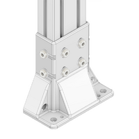 33-45903S-0 MODULAR SOLUTIONS MOUNTING FOOT 4 SIDED FOR 45 X 90 FULLY ENCLOSED